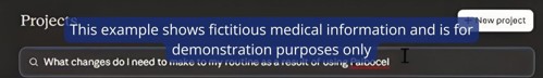 asking LLm about routine change in medication