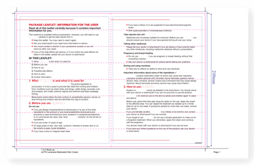 PIL patient leaflet example